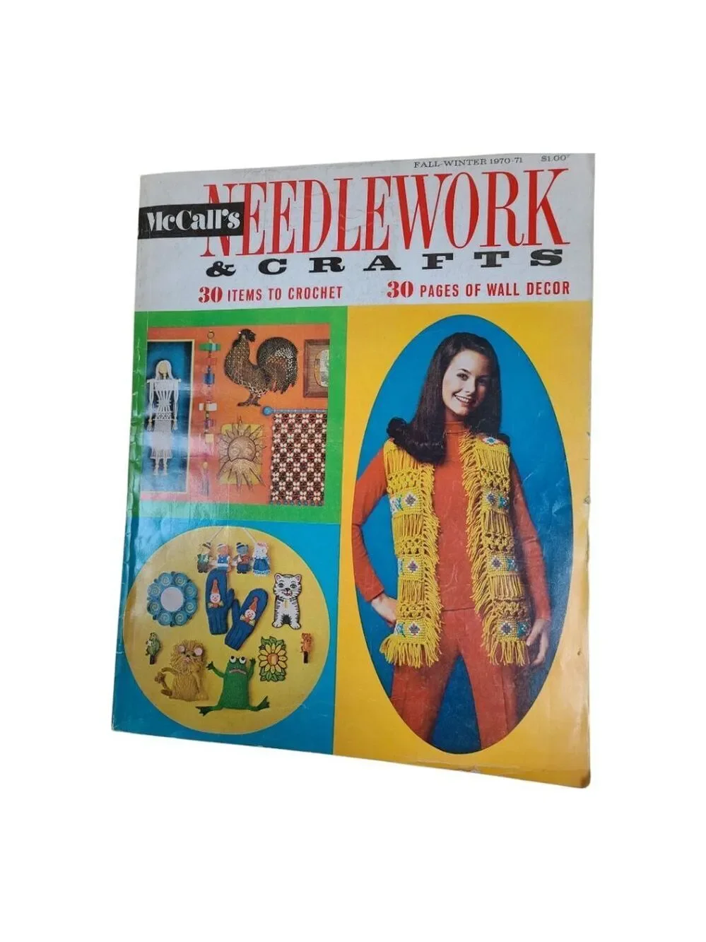Vintage McCall's Needlework 1970s Fall Winter Magazine